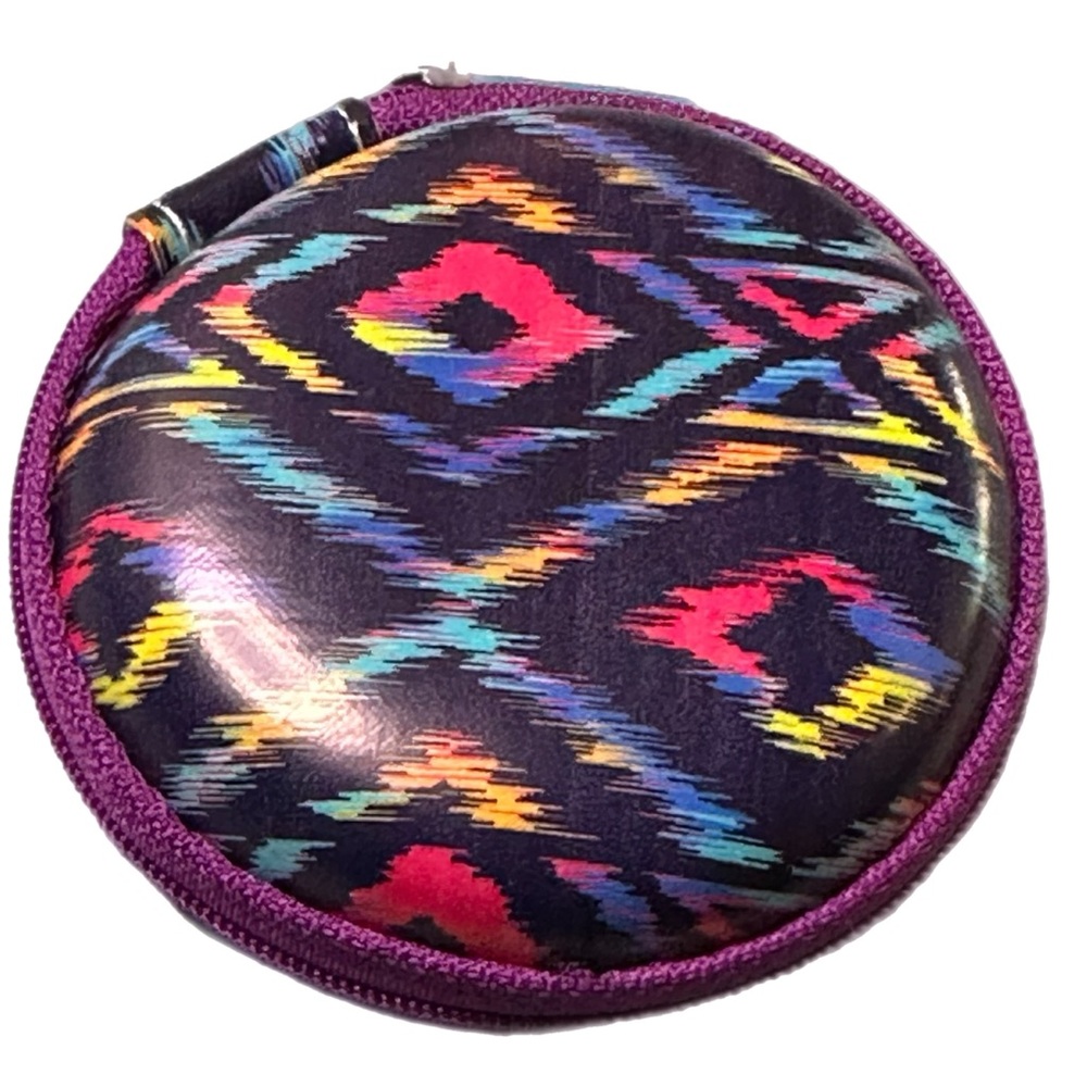 Ear bud or ear pod colorful tech case holder, colorful design, keep earbuds safe